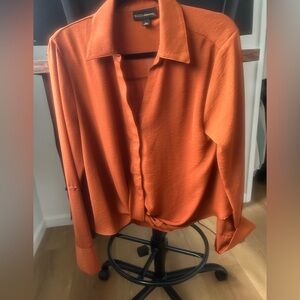 Bold Elements Vibrant Orange Shirt